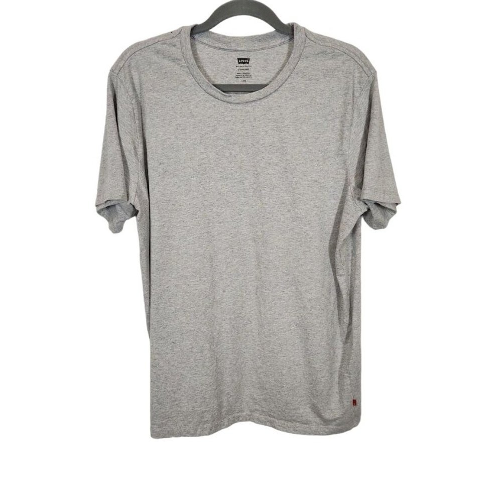 Levi's Men's Standard THE‎ ESSENTIAL T-SHIRT in heather gray - Size Large